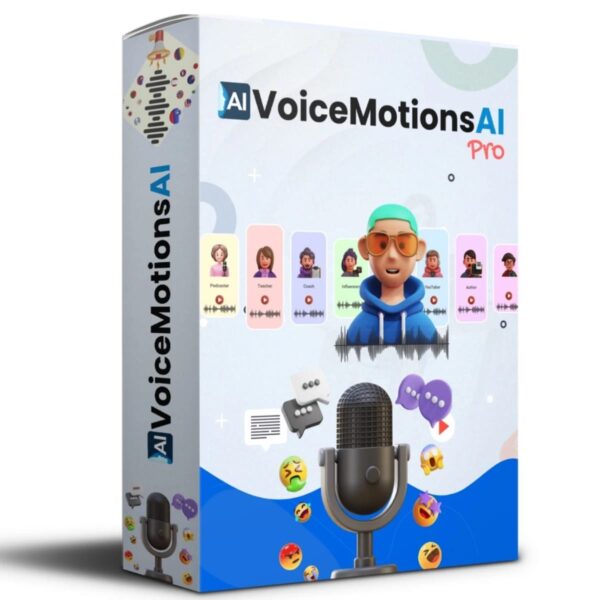 VoiceMotions AI Voice Generator (Lifetime)